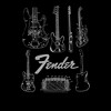 Juniors Womens Fender Guitar Chart T-Shirt - 2 of 4