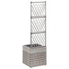 vidaXL Gabion Raised Bed Galvanized Iron 78.7"x39.4"x39.4" - image 3 of 4