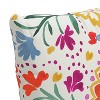 18"x18" Polyester Gabriela Square Throw Pillow - Skyline Furniture: Cotton Damask Design, Indoor Decor with Removable Zippered Cover - 3 of 4