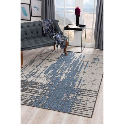 Rug Branch Vista Contemporary Abstract Splash Indoor Outdoor Area Rug