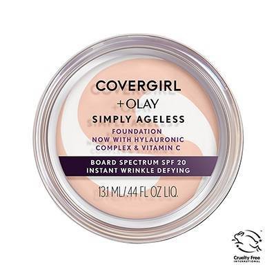 COVERGIRL + Olay Simply Ageless Wrinkle Defying Foundation Compact - 0.4oz