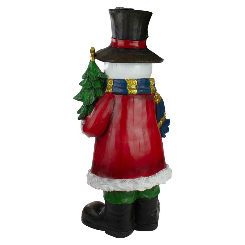 Northlight 31" Winter Dressed Snowman and Welcome Mailbox Christmas Decoration, 4 of 5