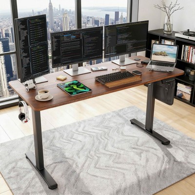 MAYEERTY Home Office Electric Standing Desk, Adjustable Height Sit ...