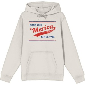 Americana Good Old 'Merica Since 1776 Adult Long Sleeve Hoodie - 1 of 2
