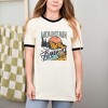 Simply Sage Market Women's Mountains Time Short Sleeve Ringer Tee - 2 of 3