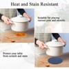 Itopfox 4-Piece Cotton Trivets Set for Hot Dishes, Heat-Resistant Pot Holders for Kitchen, Countertops and Dining Table Protection - 3 of 4