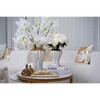 Gulches Exquisite White and Gold Ginger Jars with Removable Lids ¨C Set of 2 - 3 of 4