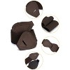 INSPIRE CHIC Women's Interlock 8-shaped Faux Leather Buckle Elastic Belt 1 Pc - 2 of 4