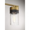 Savoy House Brickell 3 - Light Vanity in  Warm Brass - 3 of 4
