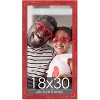 PosterPalooza | Shabby Chic Red Picture Frame - UV Acrylic, Foam Board Backing, Hanging Hardware - 2 of 4