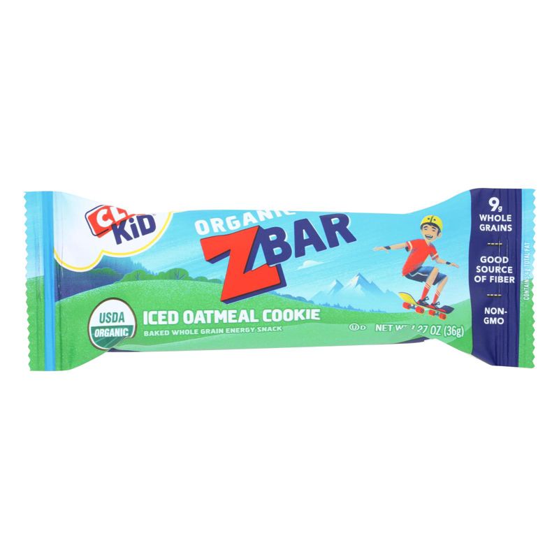 Clif Kid ZBar Iced Oatmeal Cookie Kids Energy Bar - 18 bars, 1.27 oz, 2 of 5