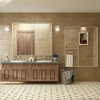 Apmir Rectangular Aluminum Alloy Framed and Tempered Glass Wall Bathroom Vanity Mirror in Matte Black/ Gold/ Silver/ Brown - 3 of 4