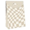 Big Dot of Happiness Tan Checkered Party - Gift Favor Bags - Party Goodie Boxes - Set of 12 - 3 of 4