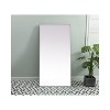 Elegant Lighting Metal Frame Rectangle Full Length Mirror 30x60 Inch in Silver - 2 of 4