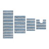 Home Weavers Glamour Collection 100% Polyester Microfiber Bathroom Rug, Non Slip Bath Mat Water Absorbent Soft Microfiber Shaggy Mat Machine Washable - 2 of 4