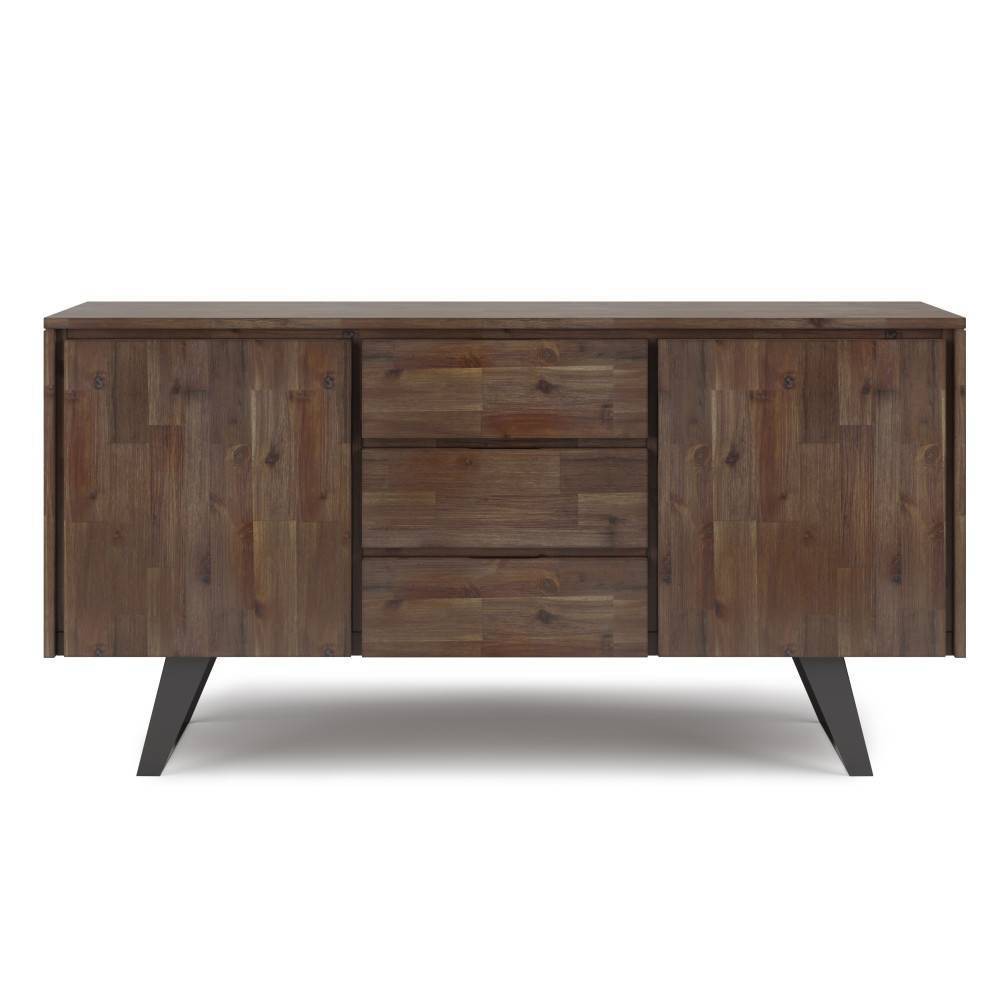 Photos - Storage Сabinet Mitchell Sideboard Buffet Rustic Natural Aged Brown - WyndenHall