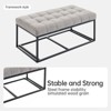 NicBex Versatile Storage Ottoman Bench with Lift Top,Foot Rest with Legs,End of Bed Storage Bench for Bedroom,Living Room & Bedroom Furniture - 4 of 4