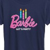 Women's - Barbie - Let's Party Short Sleeve Graphic T-Shirt - 2 of 4