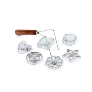Norpro Rosette/Timbale Set, 7-Piece, Stainless Steel Molds for Fried Pastries - 1 of 4