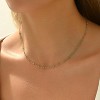 18K Gold Plated Turquoise Necklace for Women, Dainty Satellite & Beaded Chain, Adjustable Boho Jewelry Gift - 4 of 4