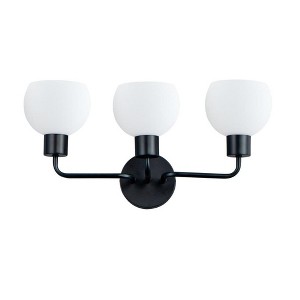 Maxim Lighting Coraline 3 - Light Vanity in  Black - 1 of 4