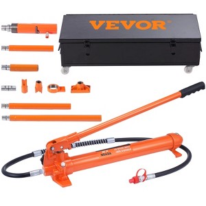 VEVOR 20 Ton Porta Power Kit, Portable Hydraulic Jack with 4.6 ft/1.4 m Oil Hose, Car Frame Repair Tool with Storage Case for Automotive, - 1 of 4