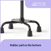 Attop Aluminum Quad Cane with Small Base – Portable Lightweight Walking Aid for Balance, Knee Injuries, Leg Surgery Recovery, Seniors & Adults - 3 of 4