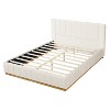 Christopher Knight Home Buchanan Modern Striped Fabric Bed with Headboard - 2 of 4