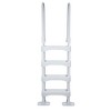 Vinyl Works 4 Step Ladder for 60 Inch Pool Walls w/ Swimming Pool Ladder Mat - 4 of 4