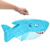 Blue Panda Shark Pinata, Ocean-Themed Fish Pinata, Shark Birthday Decorations, Under the Sea Party Decor (Small, 3.2" x 7" x 16.5") - 3 of 4