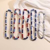 Rhinestone Baseball Necklace for Men Women Boys,Inspired Baseball Beaded Necklace Bling Baseball ,Baseball Ice Necklace Sports Jewelry Gift Accessory - 4 of 4