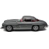 1954 Mercedes-Benz 300 SL Graphite Gray with Red Interior Limited Edition to 500 pieces 1/12 Diecast Model Car by Norev - 2 of 4