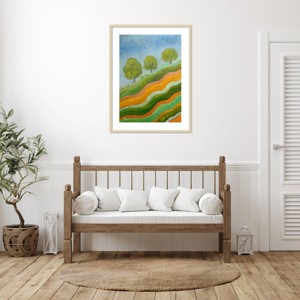 Amanti Art Plunging Into Spring by Angeles M. Pomata Wood Framed Wall Art Print - 1 of 4