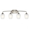 Kichler Lighting Valserrano 4 - Light Vanity in  Brushed Nickel - 2 of 3