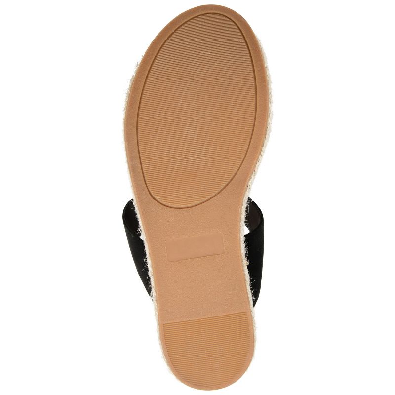 Journee Collection Womens Alissa Tru Comfort Foam Wedge Heel Espadrille Sandals, 6 of 12