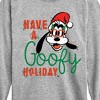 Boys' - Disney - Have A Goofy Holiday Long Sleeve Graphic T-Shirt - 2 of 4