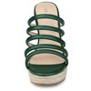 Allegra K Women's Platform Strappy Slip-on Espadrille Wedges Sandals - 2 of 4
