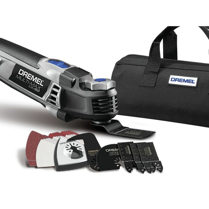 Dremel MM50-DR-RT Multi-Max 5 Amp Tool-Less Oscillating Tool Kit with Accessory Set Manufacturer Refurbished, 2 of 11