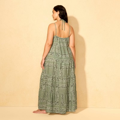 Женские платья Shade & Shore Women's Bandana Print Cover Up Dress - Shade & Shore™ Green S — фото 4