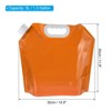Unique Bargains Plastic Camping Hiking Collapsible Water Container Reservoirs 5L/1.3 Gallon 2 Pcs - 2 of 4