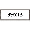 PosterPalooza | Panoramic Deco Black Picture Frame - UV Acrylic, Foam Board Backing, Hanging Hardware - 2 of 4