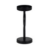Sagebrook Home 8" Metal Candle Holder - Contemporary Black Iron Narrow Round Candle Holder for Home, Office, Event Decor - Centerpiece Candle Decor - 4 of 4
