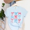 Simply Sage Market Patriotic Bows Stacked Coquette Garment Dyed Tee - 3 of 4