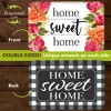 Briarwood Lane Everday Double Sided Placemat (4-pack) 17x11.25 Home Sweet Home For Everday Placemat - 2 of 4