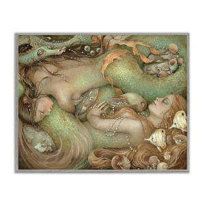 Stupell Industries Two Mermaids Underwater, 30" x 24" - 1 of 4