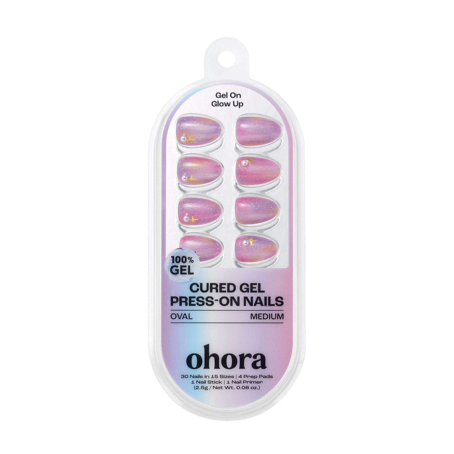 Ohora Gel Nail Art Gel Tip Press-On - Mermaid's Dream - 30pc