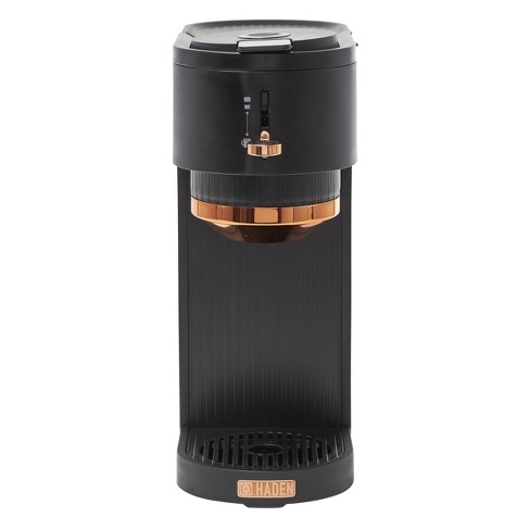 Haden Single-Serve Capsule Coffee Maker - Black & Copper