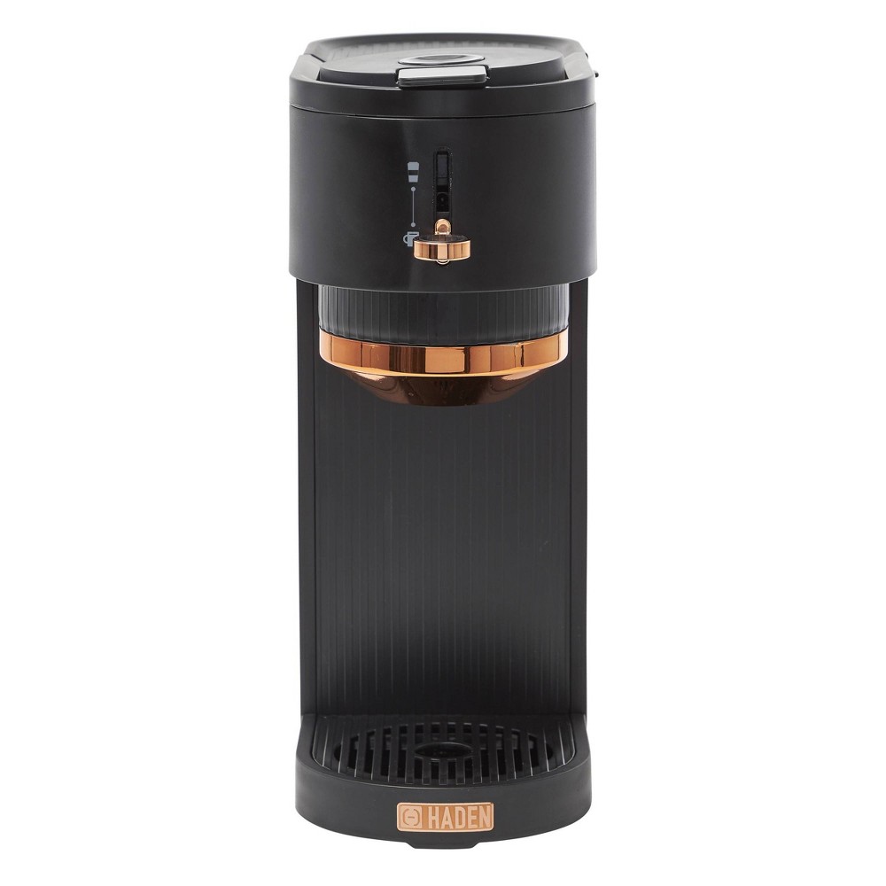 HADEN Single-Serve Capsule Coffee Maker - Black & Copper