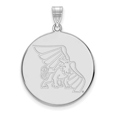 Black Bow Jewelry 10k White Gold Missouri Western State Griffons NCAA Extra Large Pendant