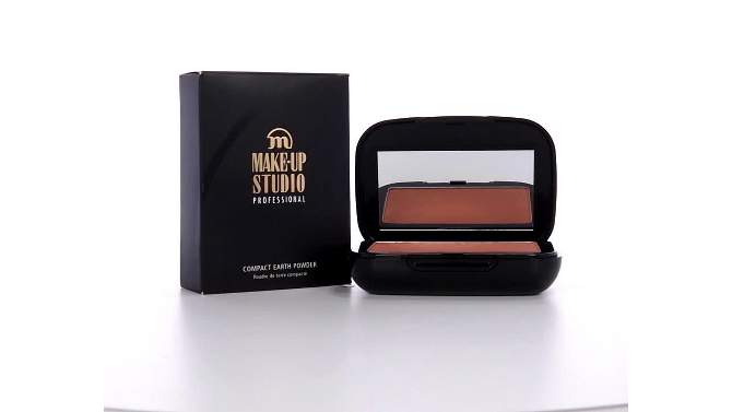 Compact Earth Powder - P3 by Make-Up Studio for Women - 0.39 oz Powder, 2 of 8, play video